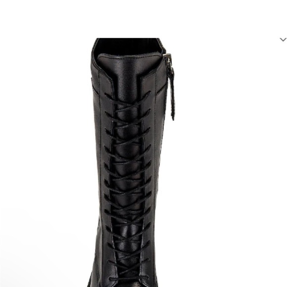 New Lead with Love Black Combat Boots Lita by Ciara Sz 36/6 $398 SOLD OUT!! - Picture 5 of 14